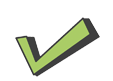 green checkmark